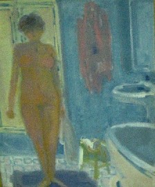 Appraisal: Bernard Piga Bernard Piga Nude Study oil on canvas signed