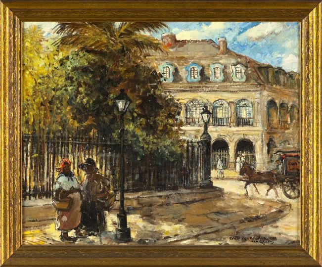 Appraisal: Colette Pope Heldner American New Orleans - Old Spanish Cabildo