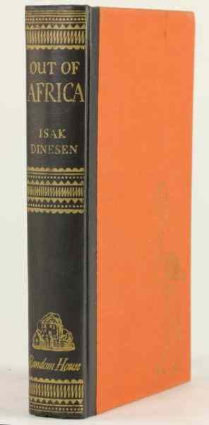 Appraisal: Out of Africa First EditionDinesen Isak OUT OF AFRICA New