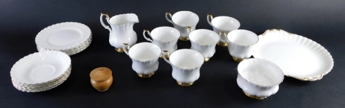 Appraisal: A Royal Albert Val D'Or pattern part tea service to