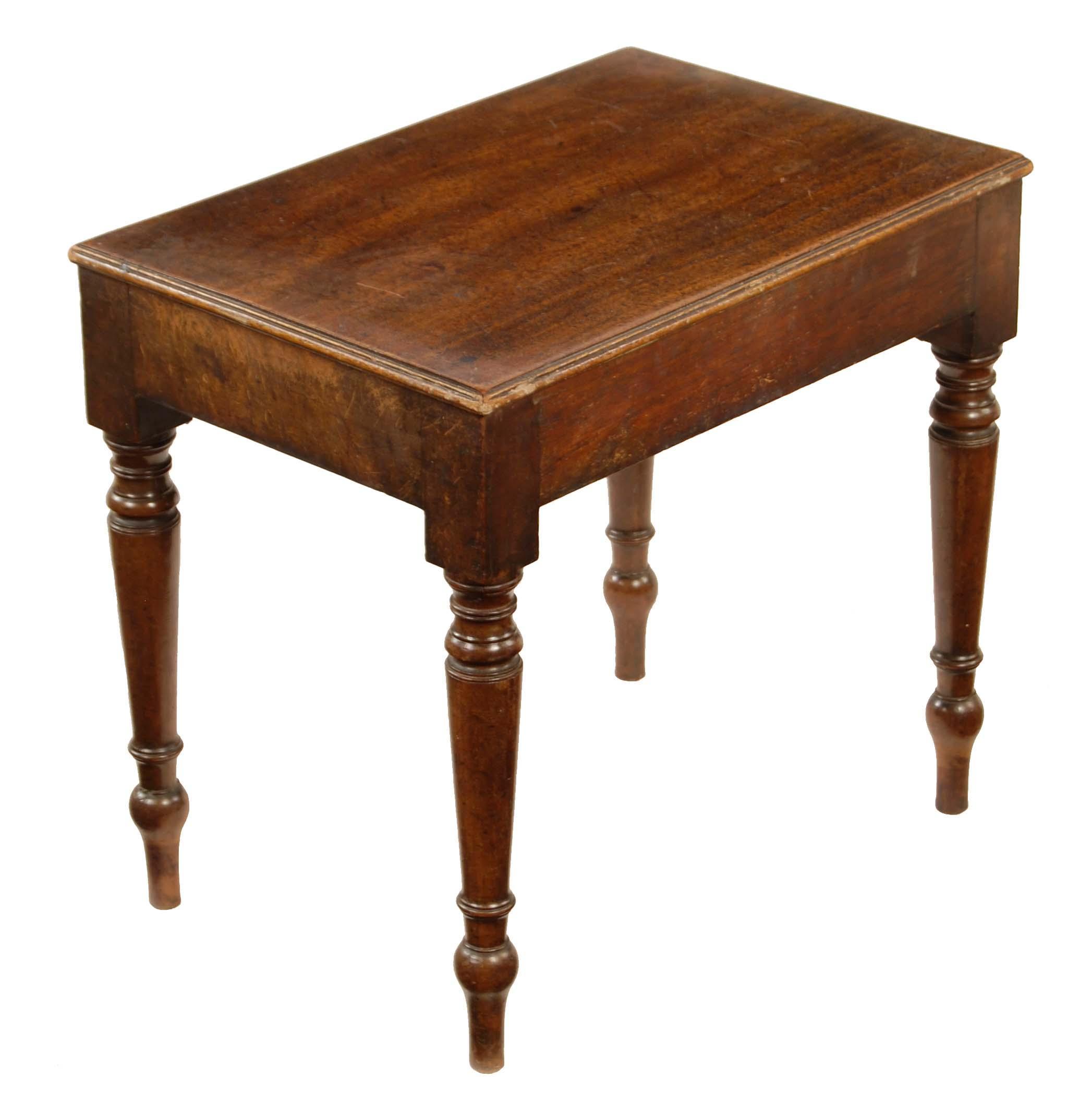 Appraisal: A Regency mahogany stool