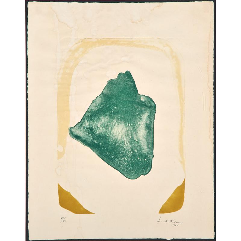 Appraisal: HELEN FRANKENTHALER American Condition Report Faded Water damage