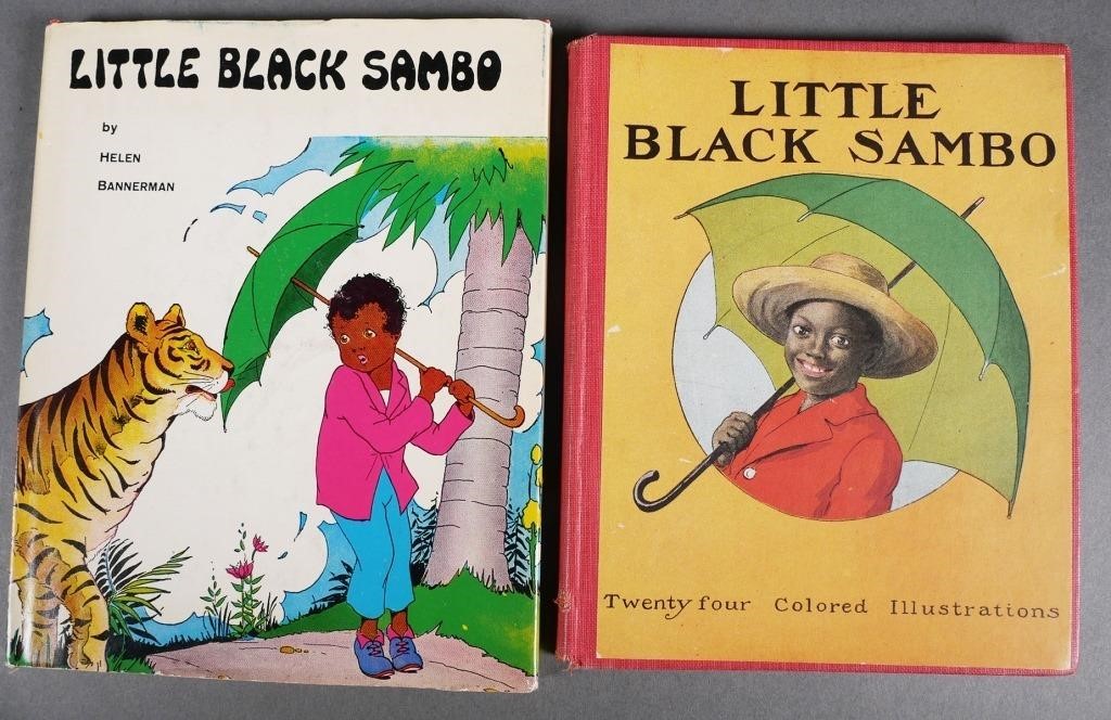 Appraisal: Two hardcover printings of Little Black Sambo on published M