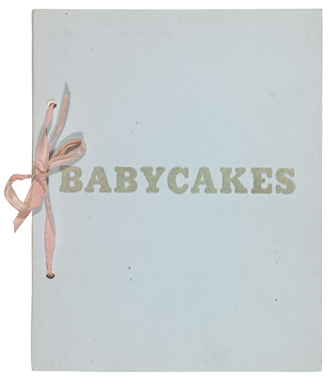 Appraisal: RUSCHA EDWARD Babycakes with Weights Pubished by art dealer Marian