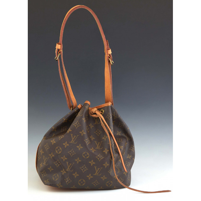 Appraisal: Louis Vuitton Noe PM Shoulder Bag in a brown monogram