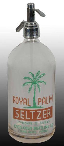 Appraisal: Royal Palm Seltzer Coca-Cola Bottle Description s Complete with original