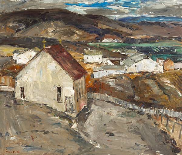 Appraisal: Maurice Logan - The Old Church signed 'Maurice Logan' lower