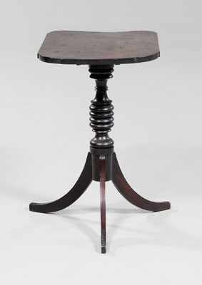 Appraisal: Late Federal Mahogany Tilt-Top Table Middle Atlantic stat