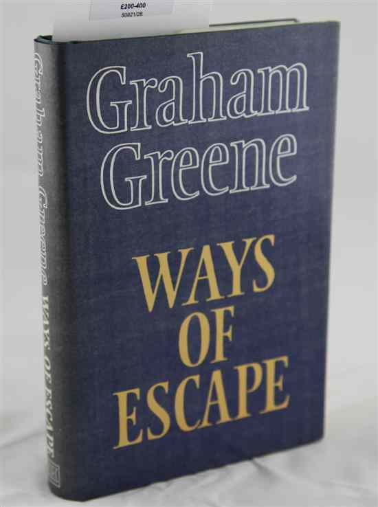 Appraisal: GRAHAM GREENE A collection of thirty two first editions to