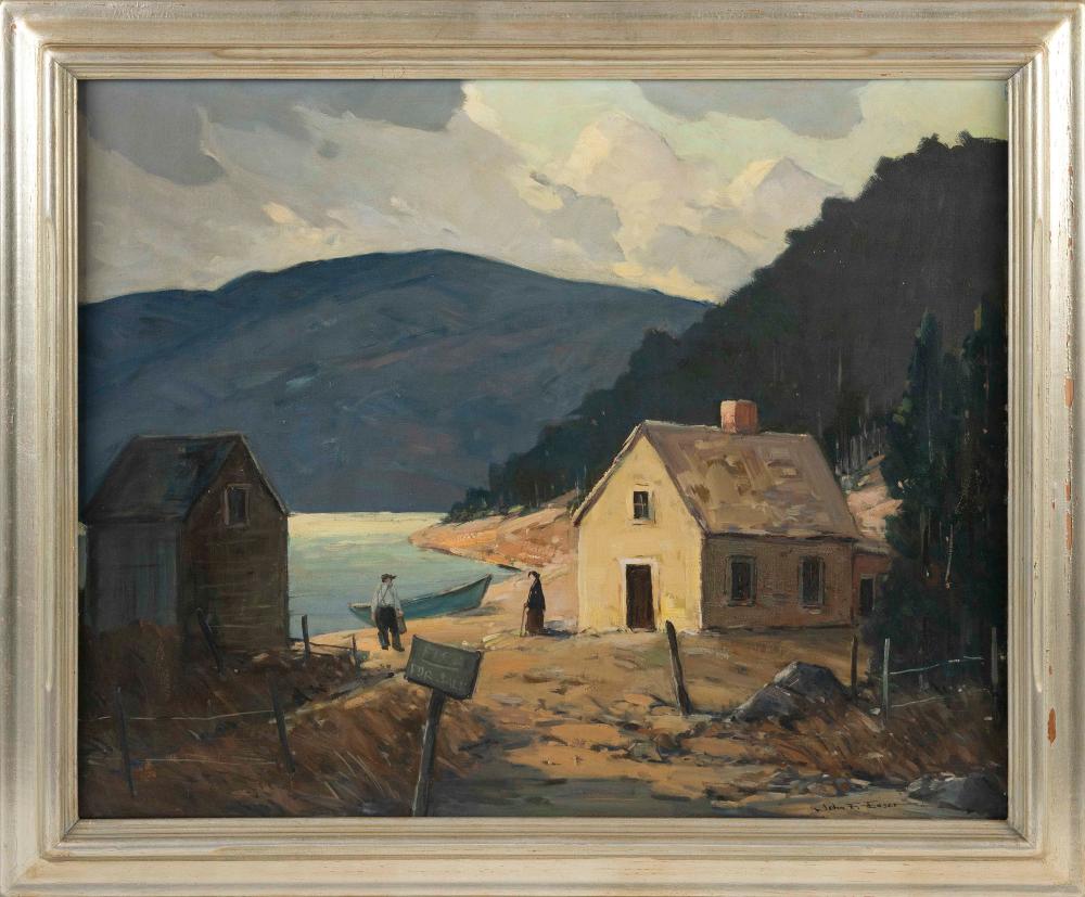 Appraisal: JOHN F ENSER MASSACHUSETTS NEW HAMPSHIRE - THE FISHERMAN'S HUT