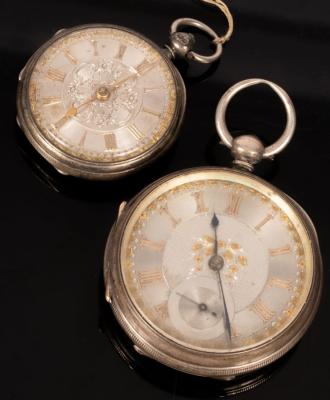 Appraisal: A gentleman's open faced silver pocket watch the case London