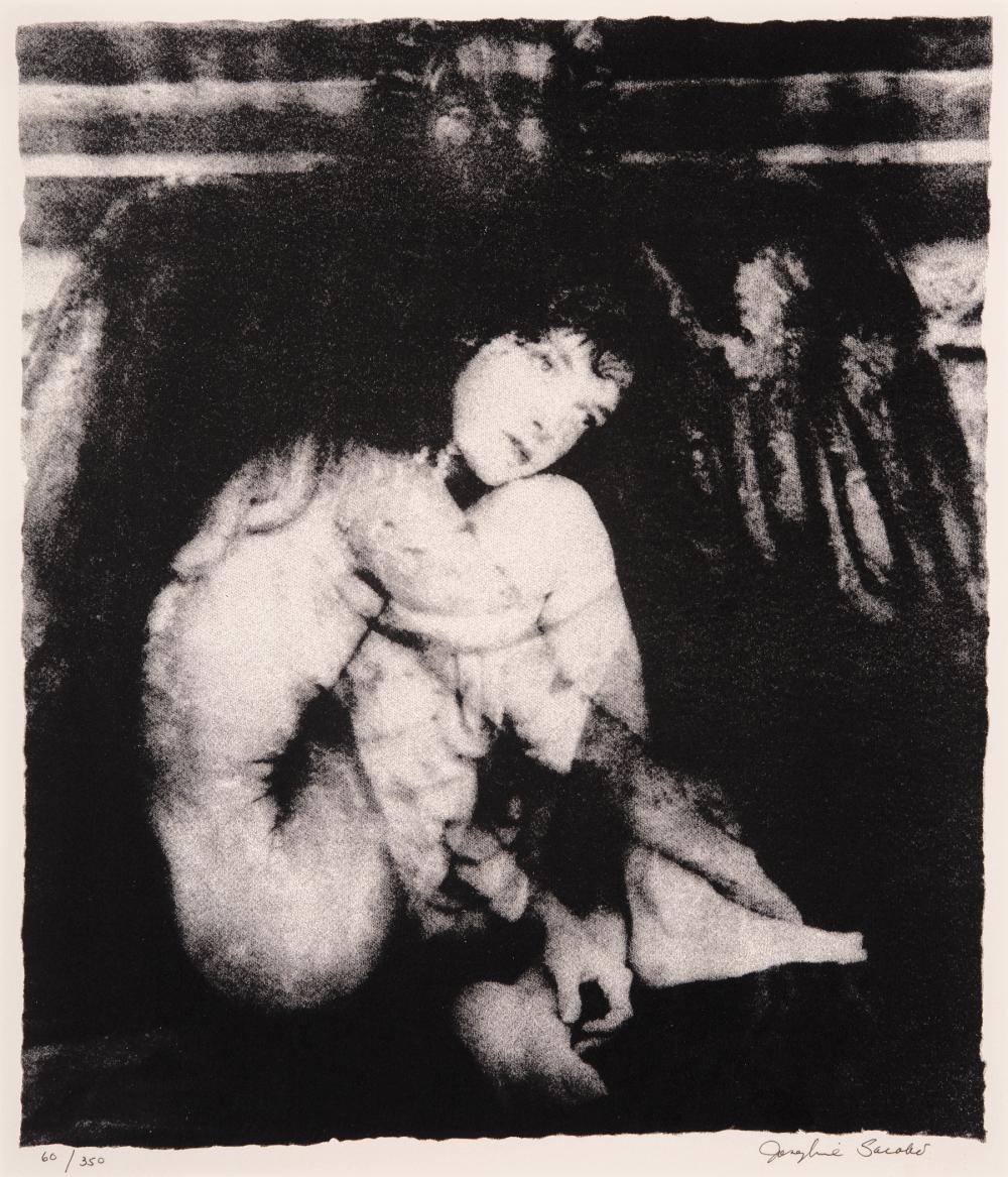 Appraisal: Josephine Sacabo American Texas b El Angel Salvaje silkscreen on