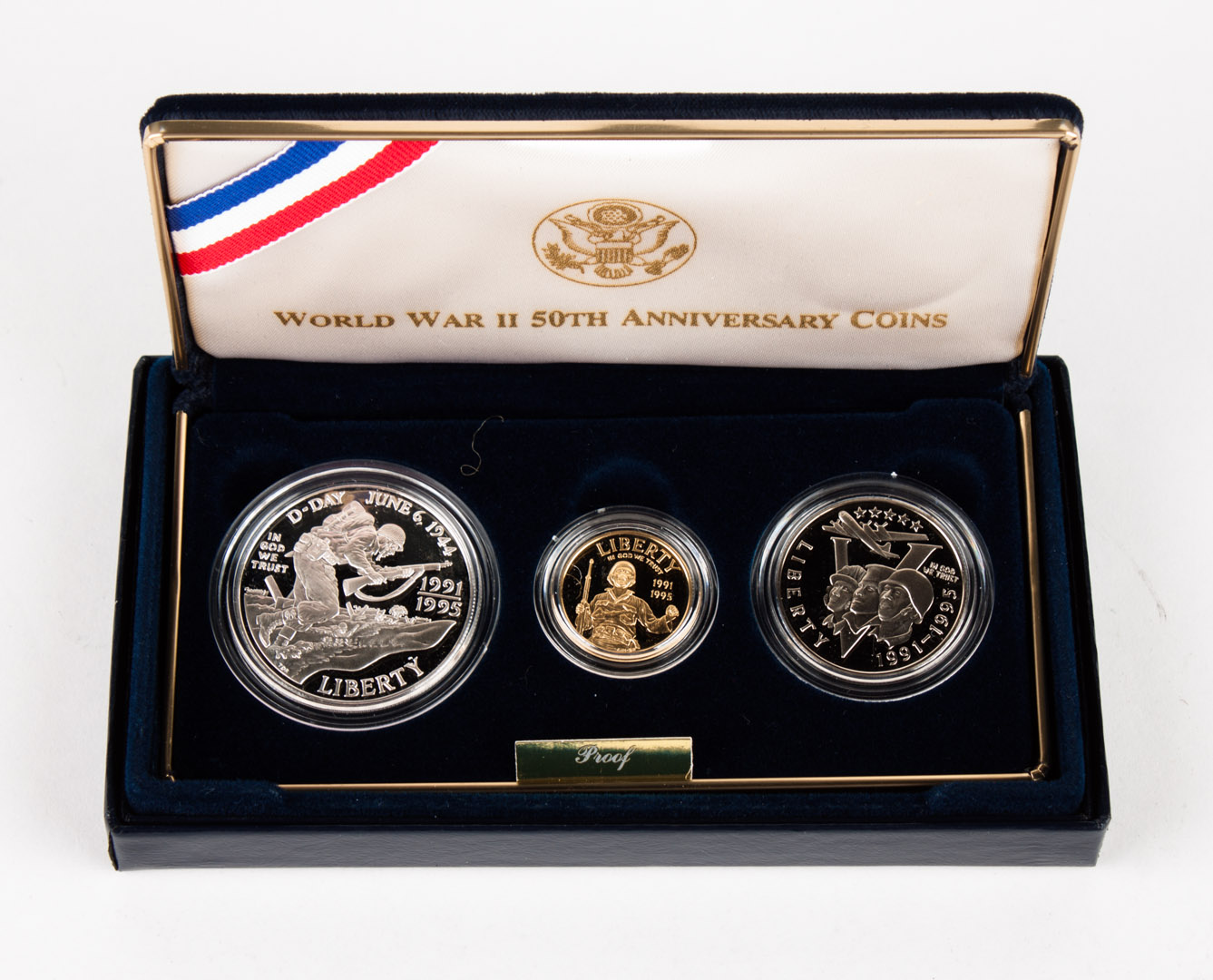 Appraisal: United States Coin WW II Gold and Silver Set Three