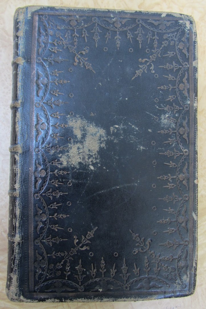 Appraisal: THE BOOK Of COMMON PRAYER elaborately contemp black calf gilt-decorated