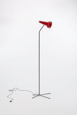 Appraisal: Manner of Bernard Schottlander A s floor lamp with adjustable