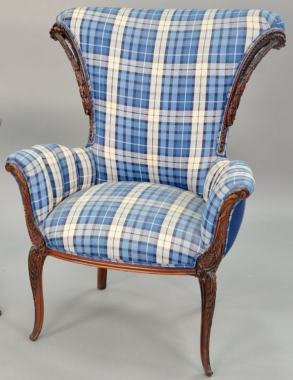 Appraisal: Mahogany fan back chair Provenance From an estate in Lloyd