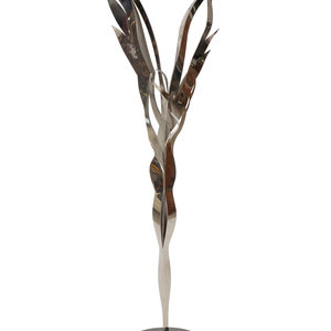 Appraisal: John Raimondi American b Untitled Freeform Sculpture stainless steel on