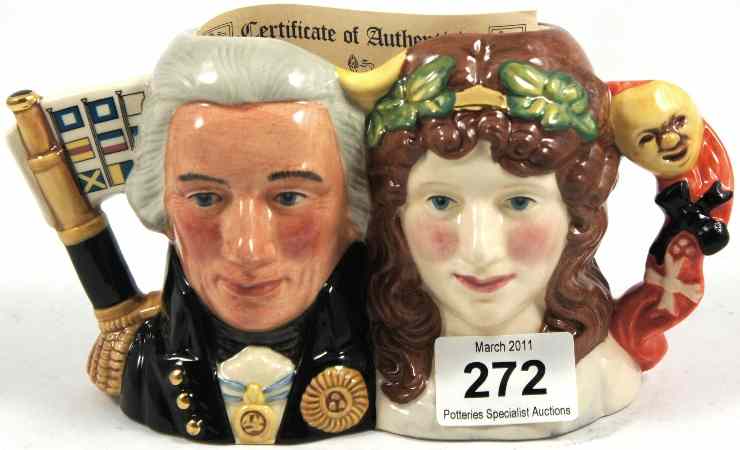 Appraisal: Royal Doulton Small Sized Character Jug Lord Nelson and Lady