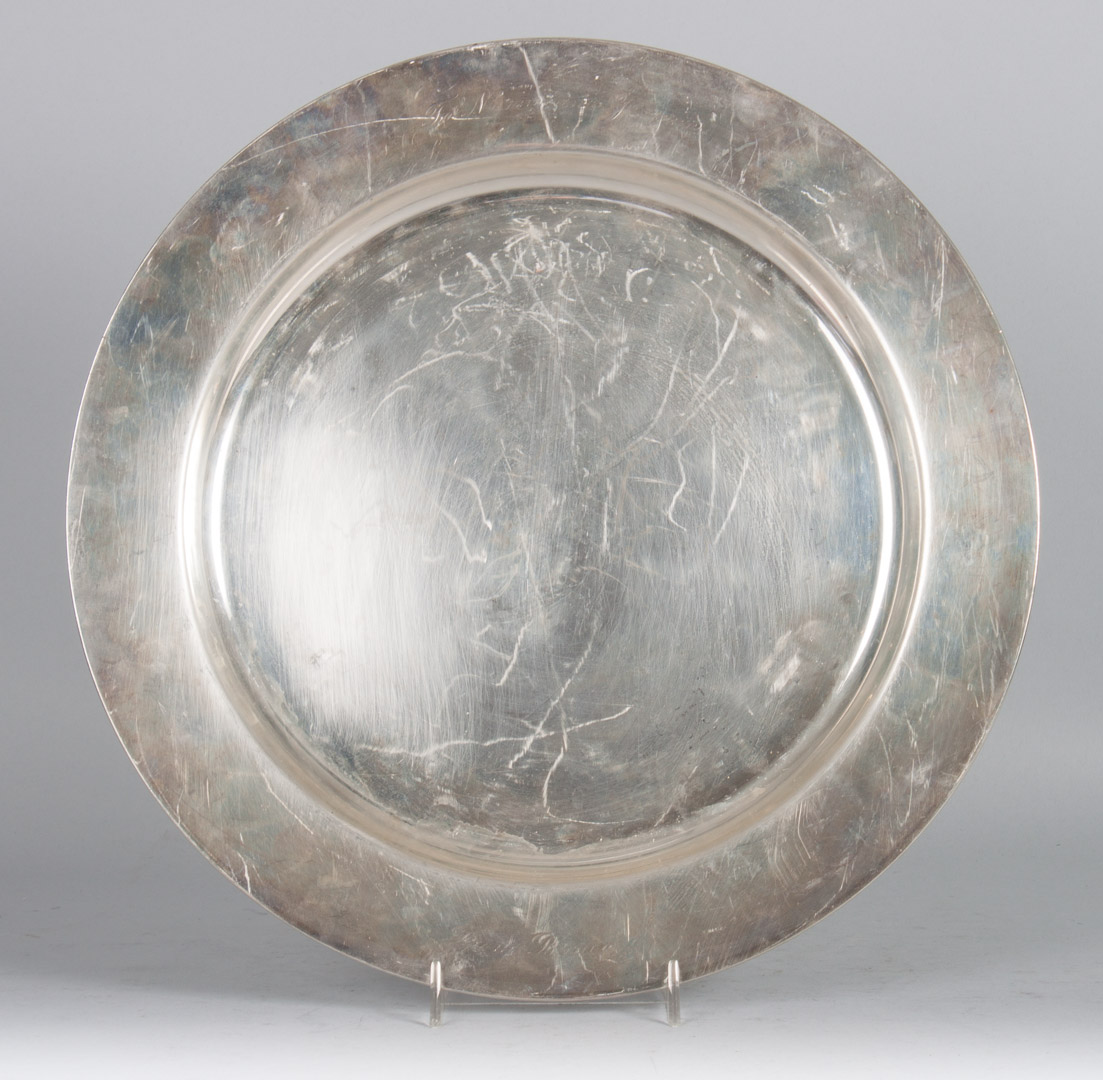 Appraisal: Reed Barton sterling silver platter in Diam ozt