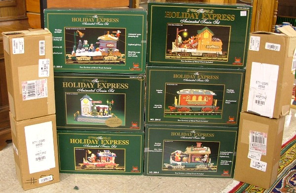 Appraisal: A HOLIDAY EXPRESS ELECTRIC TOY TRAIN G SCALE for all