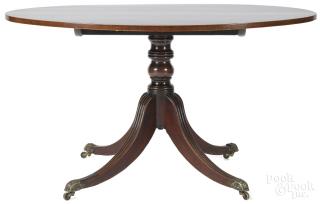 Appraisal: George III mahogany breakfast table late th c h w