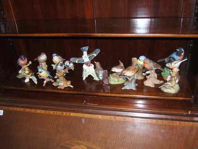 Appraisal: A COLLECTION OF VARIOUS GOBEL and other porcelain garden birds