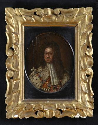 Appraisal: EUROPEAN SCHOOL CHARLES II Oil on cradled panel x in