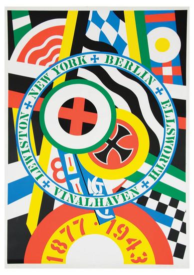 Appraisal: Robert Indiana b berlin series KvF iv s screenprint printed