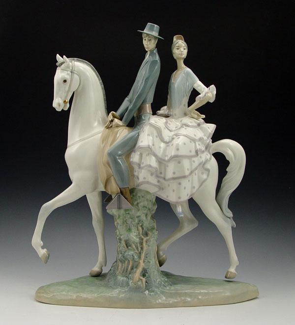 Appraisal: LLADRO ANDALUCIANS FIGURAL GROUP Retired n ''h Sculptor Fulgencio Garcia