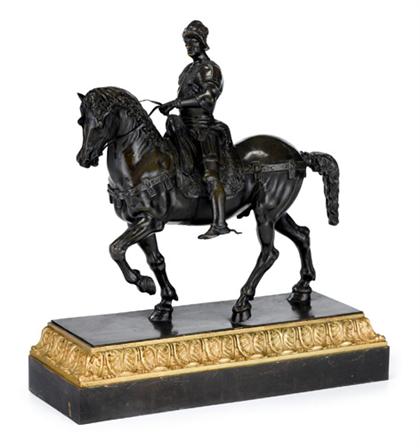 Appraisal: After Andrea del Verrocchio Italian - bartholomeo colleoni Bronze dark