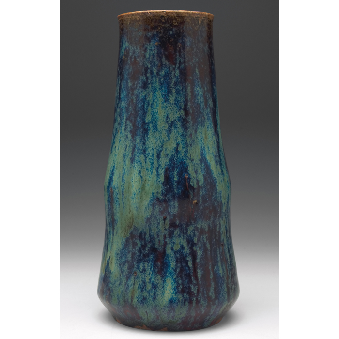 Appraisal: Dalpayrat vase cylindrical shape with a flaring bottom covered in