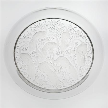 Appraisal: Lalique Molded Glass Tray Estimate -