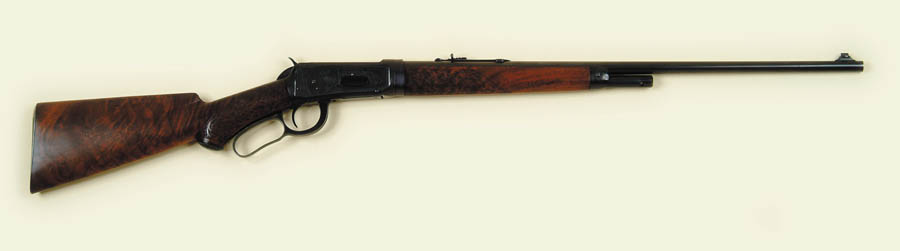 Appraisal: EXTREMELY RARE WINCHESTER MODEL DELUXE ENGRAVED LEVER ACTION RIFLE Cal