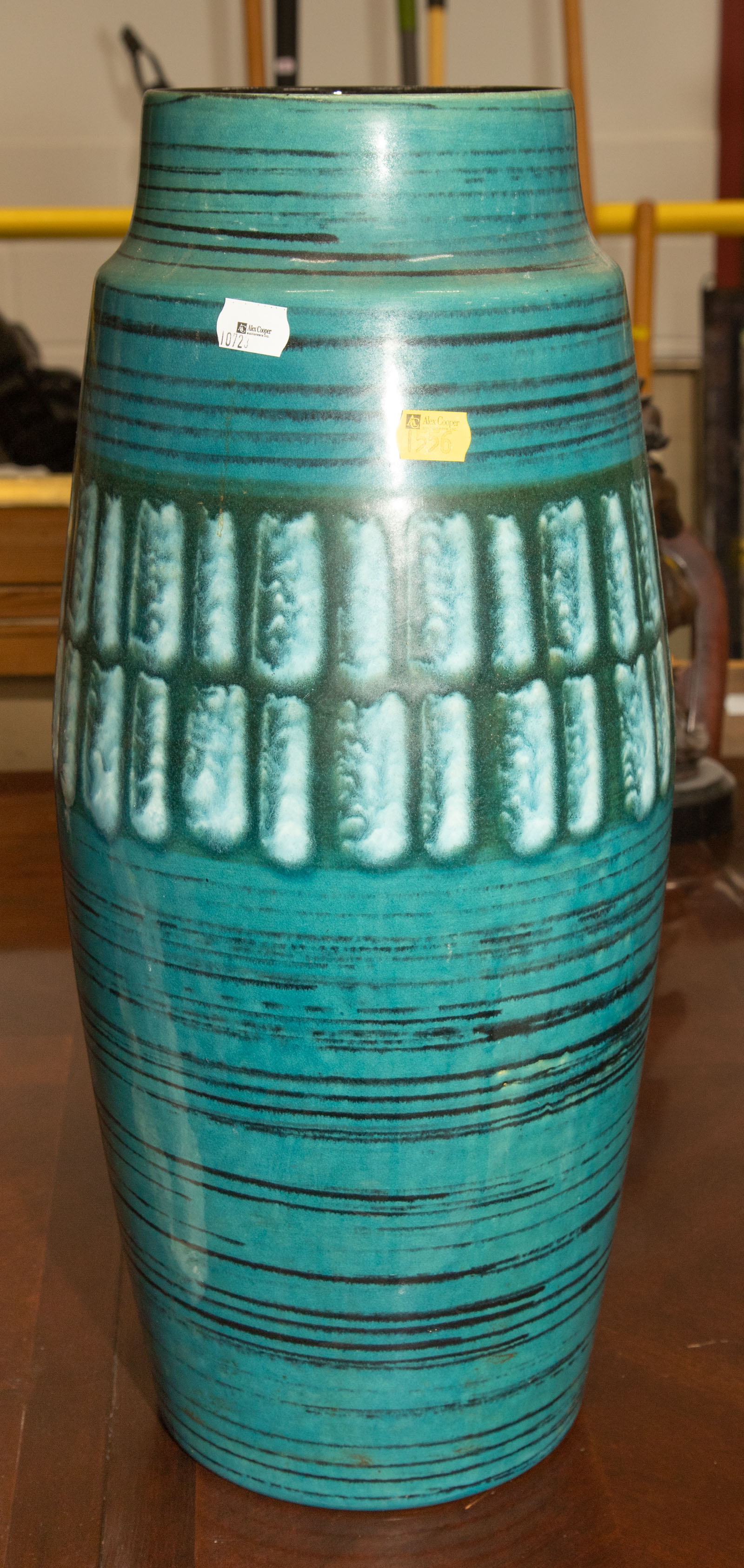 Appraisal: GERMAN MID-CENTURY MODERN FLOOR VASE Made in West Germany in