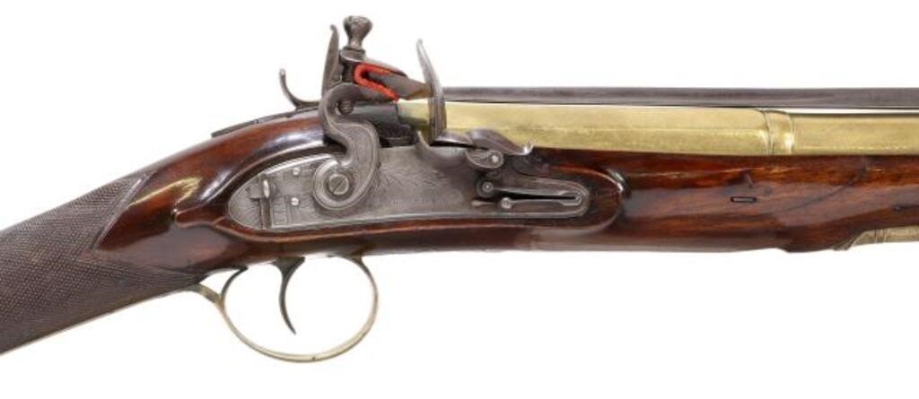 Appraisal: British Victorian era flintlock Blunderbuss by William Bond London c