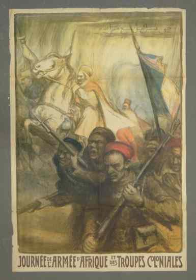 Appraisal: French World War I poster ''Jounee De L' Armee Afrique