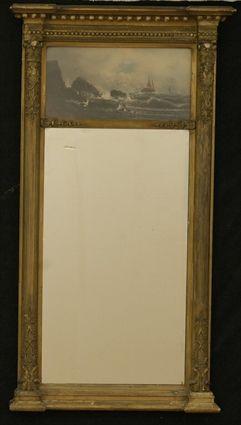 Appraisal: Regency-Style Giltwood Mirror