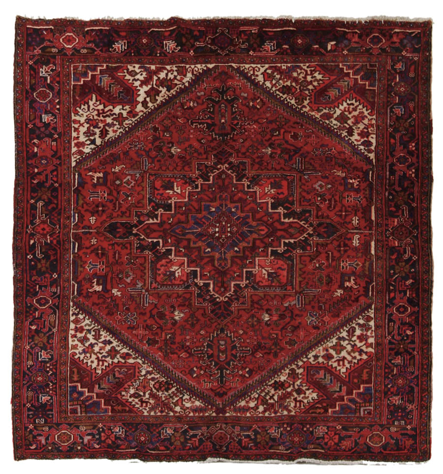 Appraisal: HERIZ ROOM SIZE ORIENTAL RUG Last half of the th