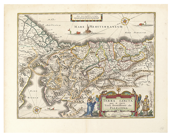 Appraisal: BLAEU WILLEM and JAN Terra Sancta quae en Sacris Terra