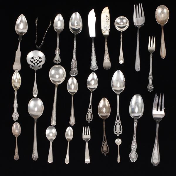 Appraisal: Group of sterling silver serving pieces including Towle Reed Barton