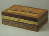 Appraisal: HUMIDOR - EARLY TH C INLAID HUMIDOR TOP COVER HAS