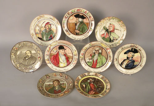 Appraisal: Nine Royal Douton plates dia