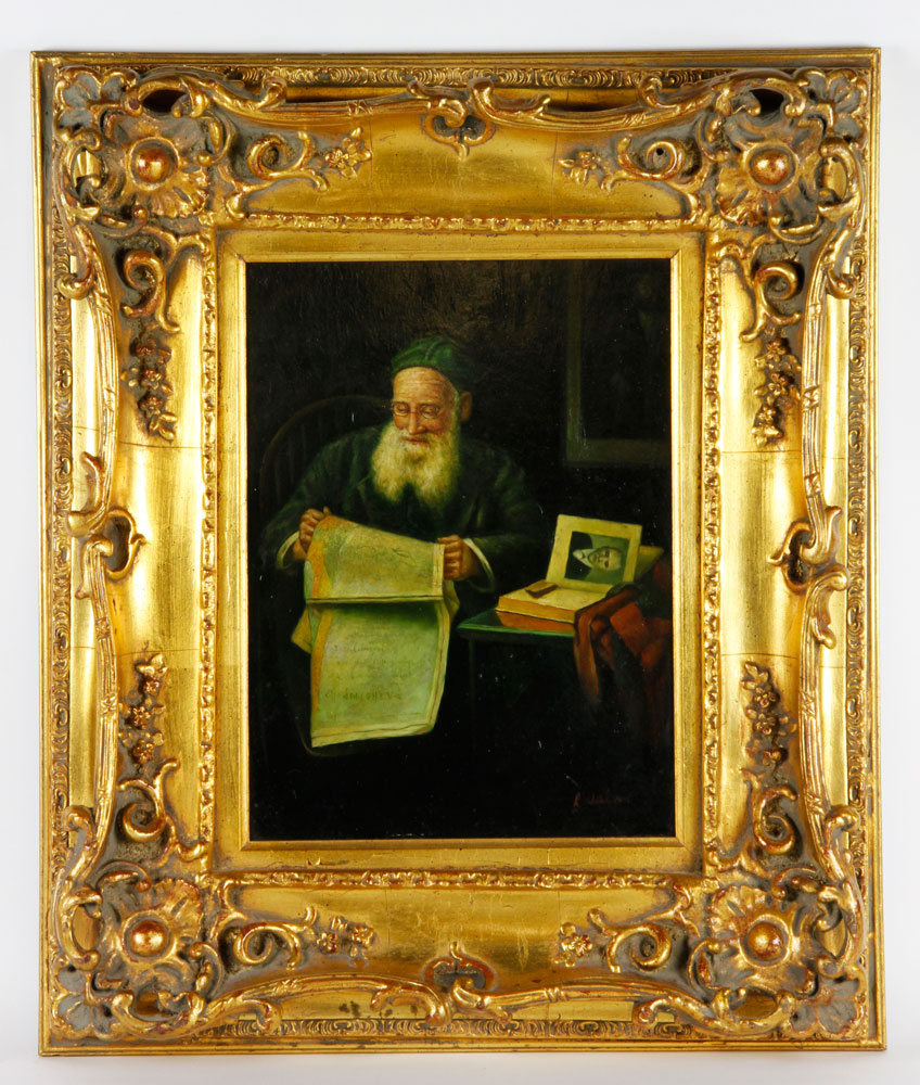 Appraisal: - Portrait of Rabbi O P Portrait of a rabbi