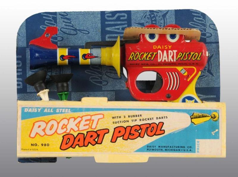 Appraisal: Daisy Rocket Toy Dart Gun Description Store stock Includes original