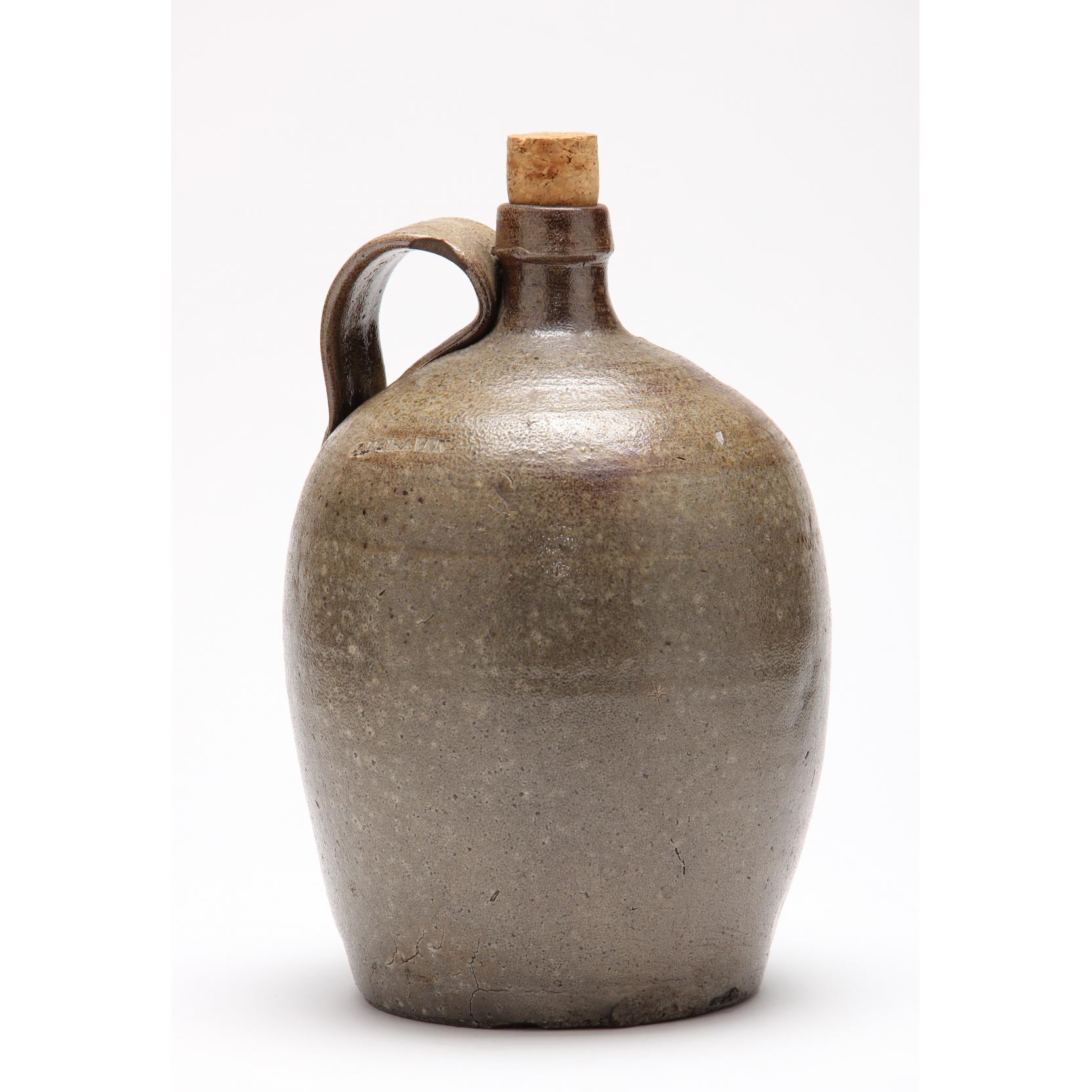 Appraisal: J D Craven One Gallon Jug Randolph Moore Co NC