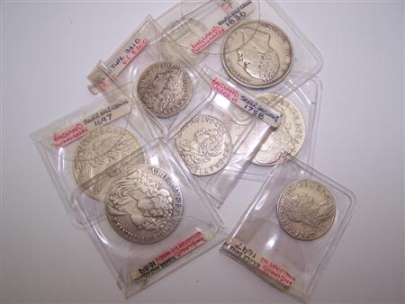 Appraisal: A collection of milled silver coinage to include a William