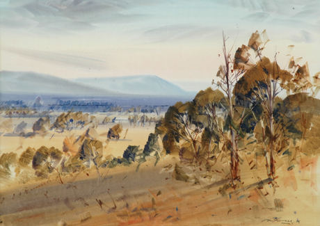 Appraisal: John Borrack born Towards the Sugarloaf Henty Ranges from Mernda