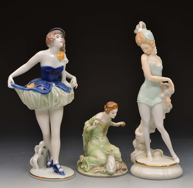 Appraisal: Rosenthal 'Dancer'modelled by Dorothy Charon Eigentum Museum and Rosenthal 'The