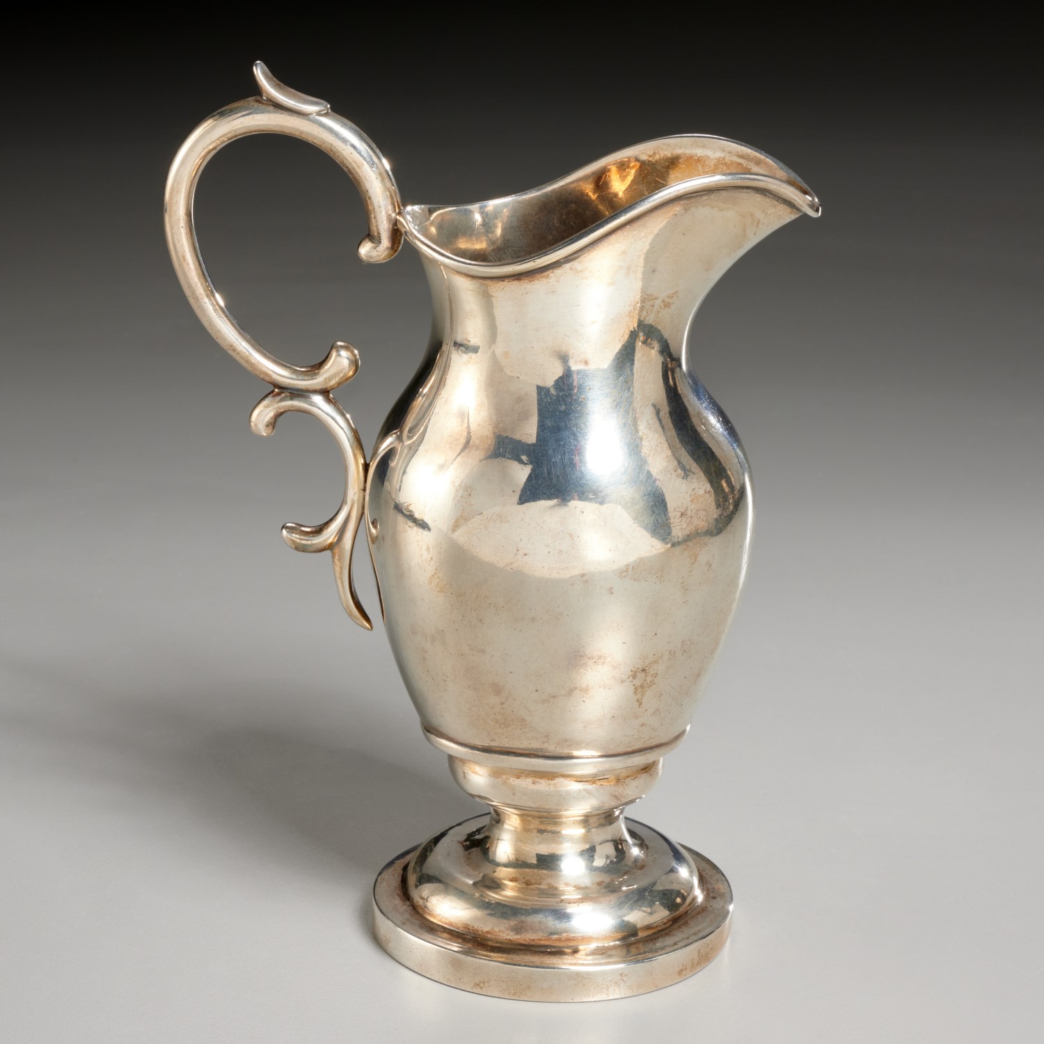 Appraisal: SAMUEL KIRK EARLY AMERICAN SILVER CREAM PITCHER c s Baltimore