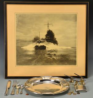 Appraisal: Large USS Connecticut Archive Great White Fleet USS Connecticut Spanish